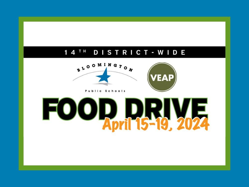 District-wide Food Drive April 15-19, 2024